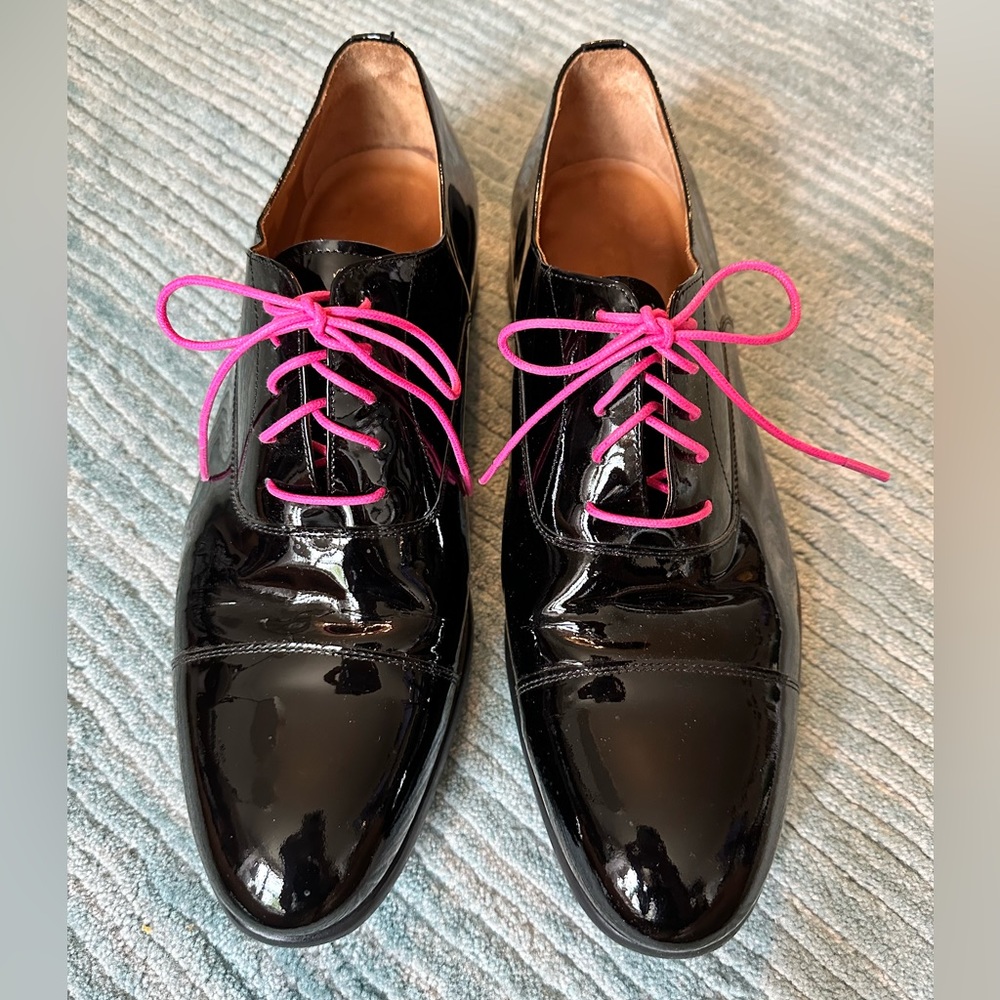 Shipton & Heneage patent leather shoe